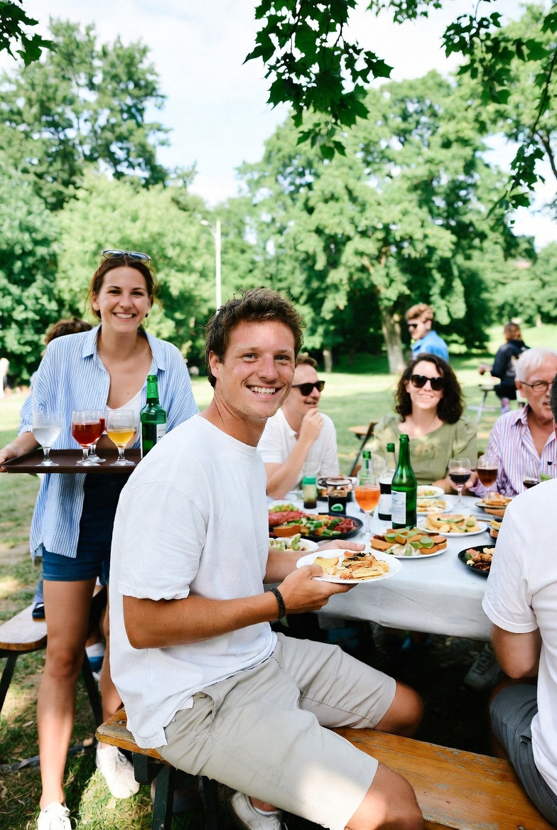 Sore Hari Penuh Kesenangan dan Gerakan Ringan